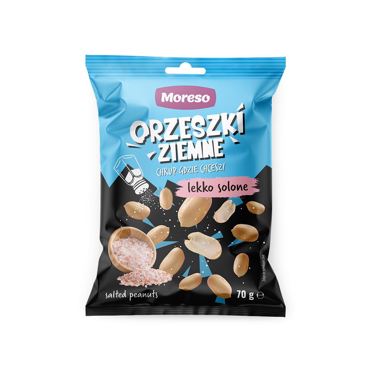 Zobacz FRIED PEANUTS LIGHTLY SALTED 70G na Moreso.pl!