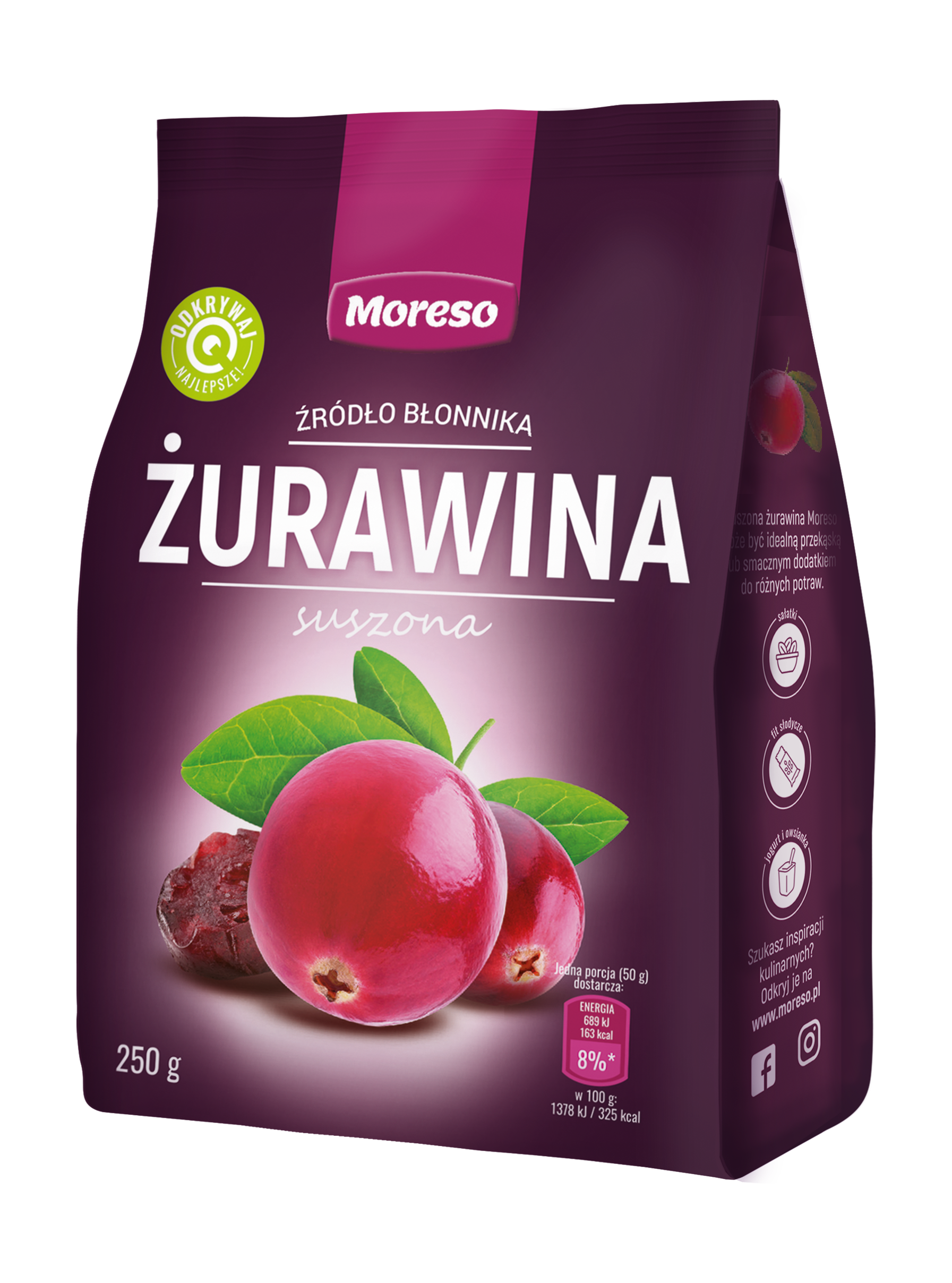 Zobacz ŻURAWINA SUSZONA  na Moreso.pl!