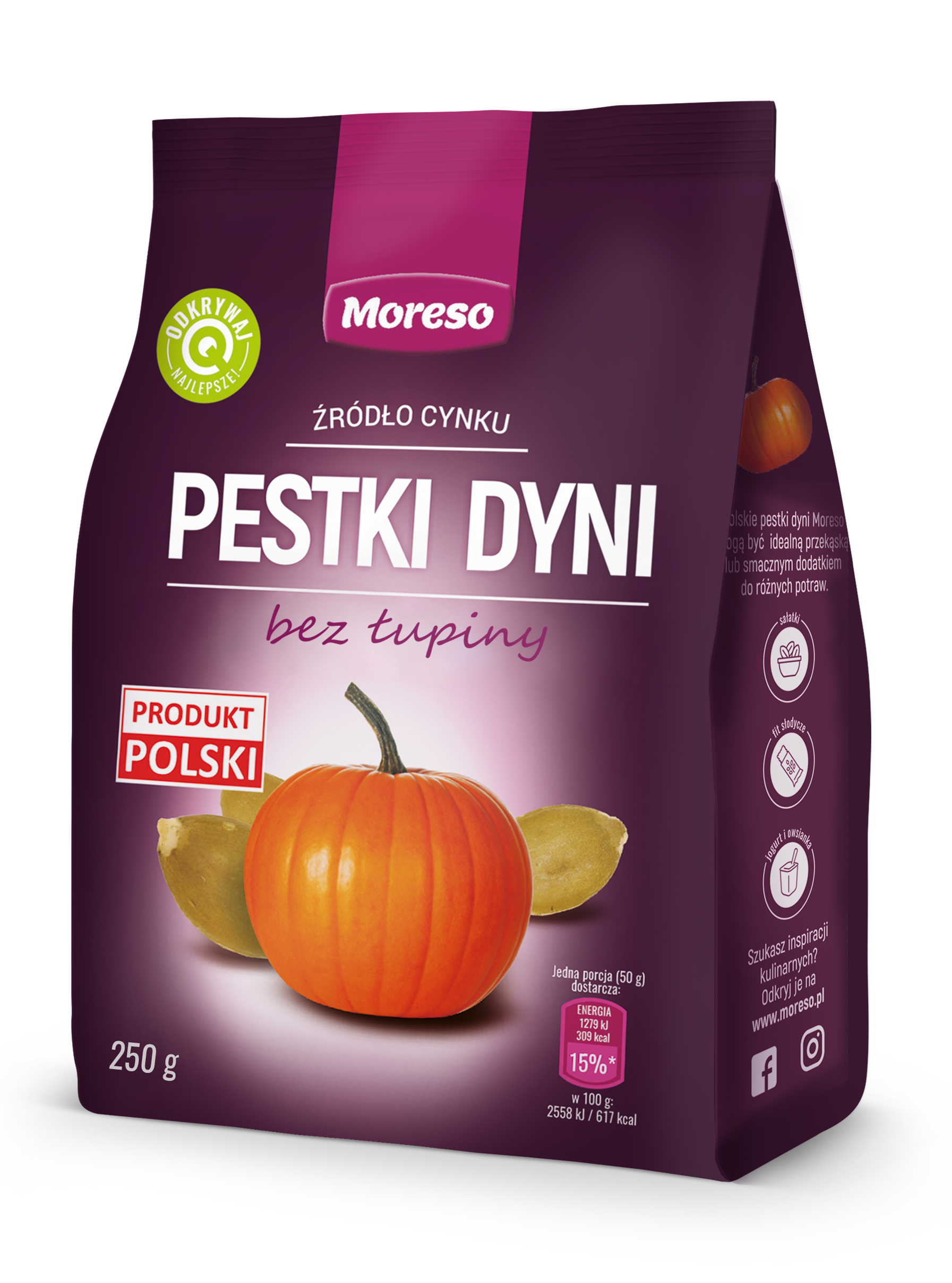 Zobacz Hulled pumpkin seeds na Moreso.pl!