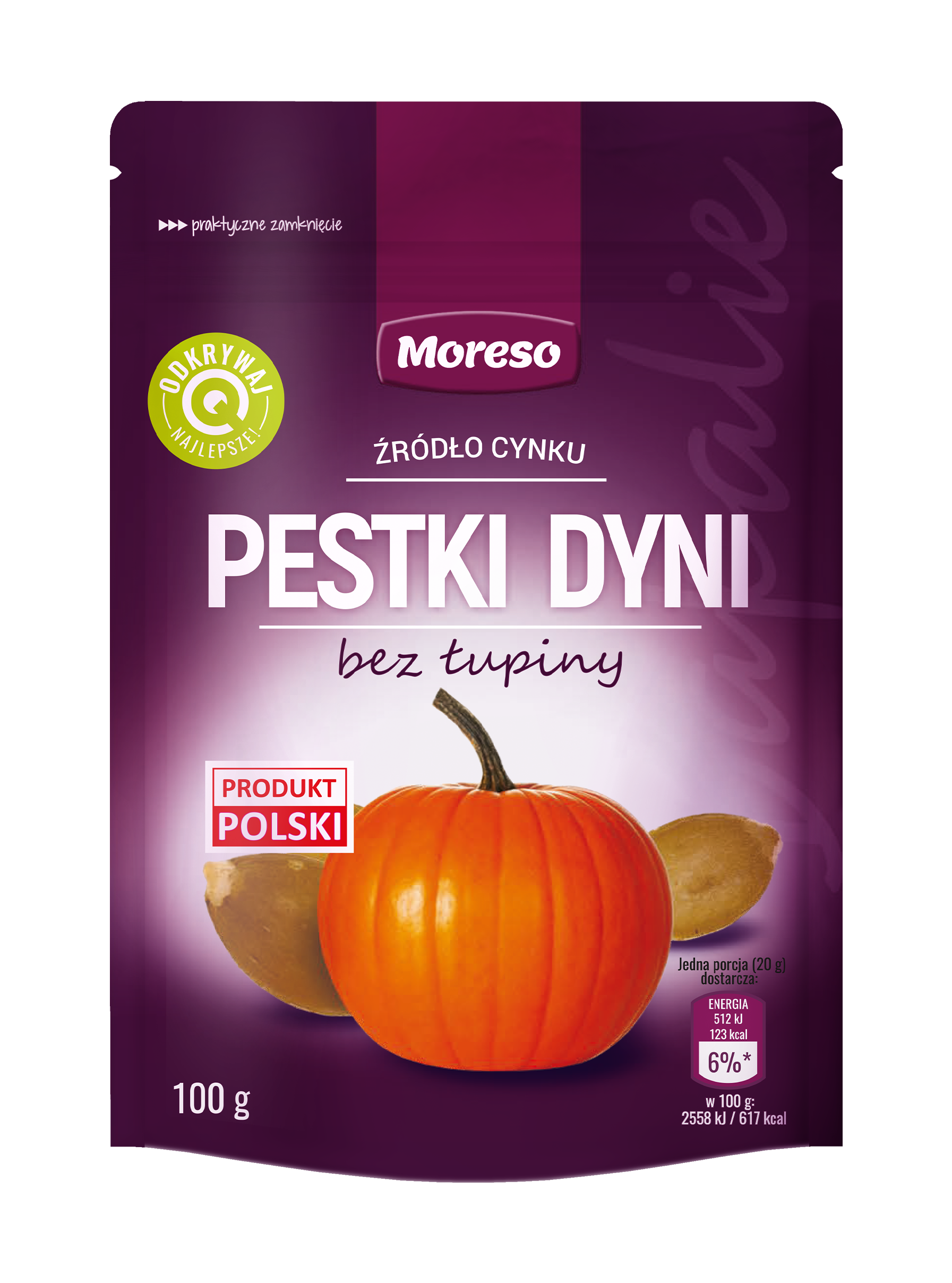 Zobacz HULLED PUMPKIN SEEDS na Moreso.pl!