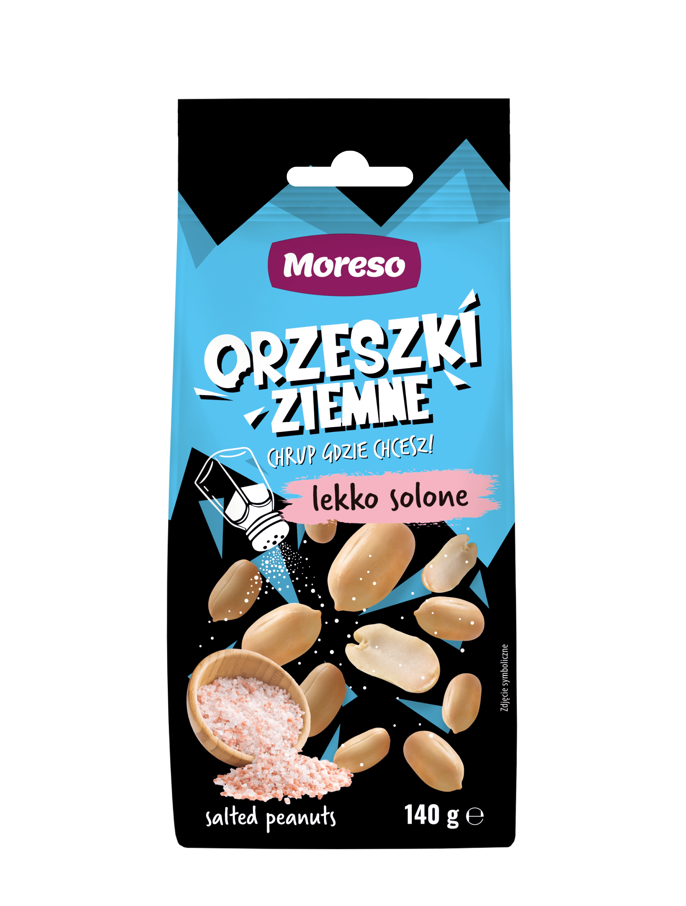 Zobacz ORZESZKI ZIEMNE SOLONE 140g na Moreso.pl!