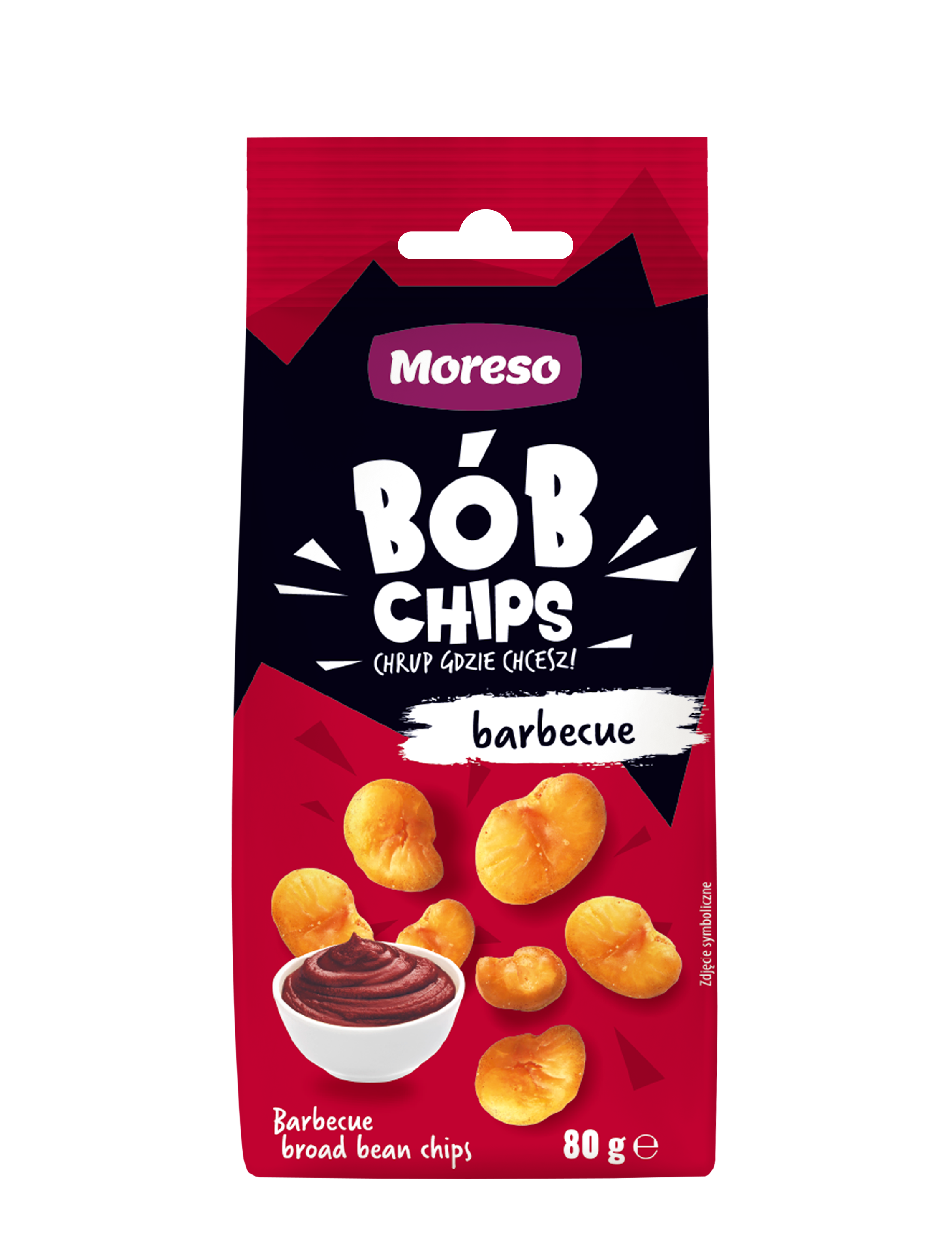 Zobacz BROAD BEANS CHIPS BARBECUE 80G na Moreso.pl!