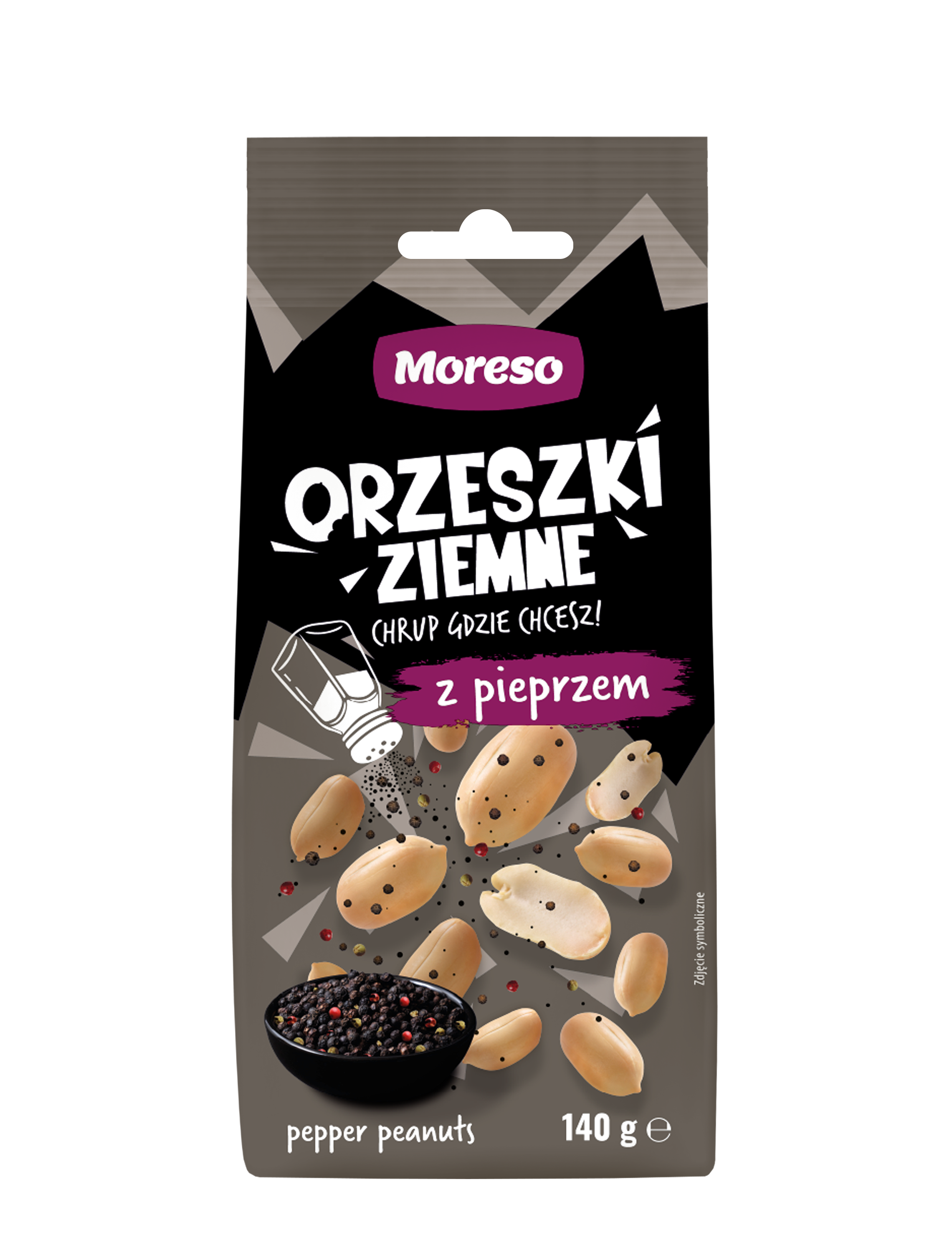 Zobacz PEANUTS WITH PEPPER 140G na Moreso.pl!