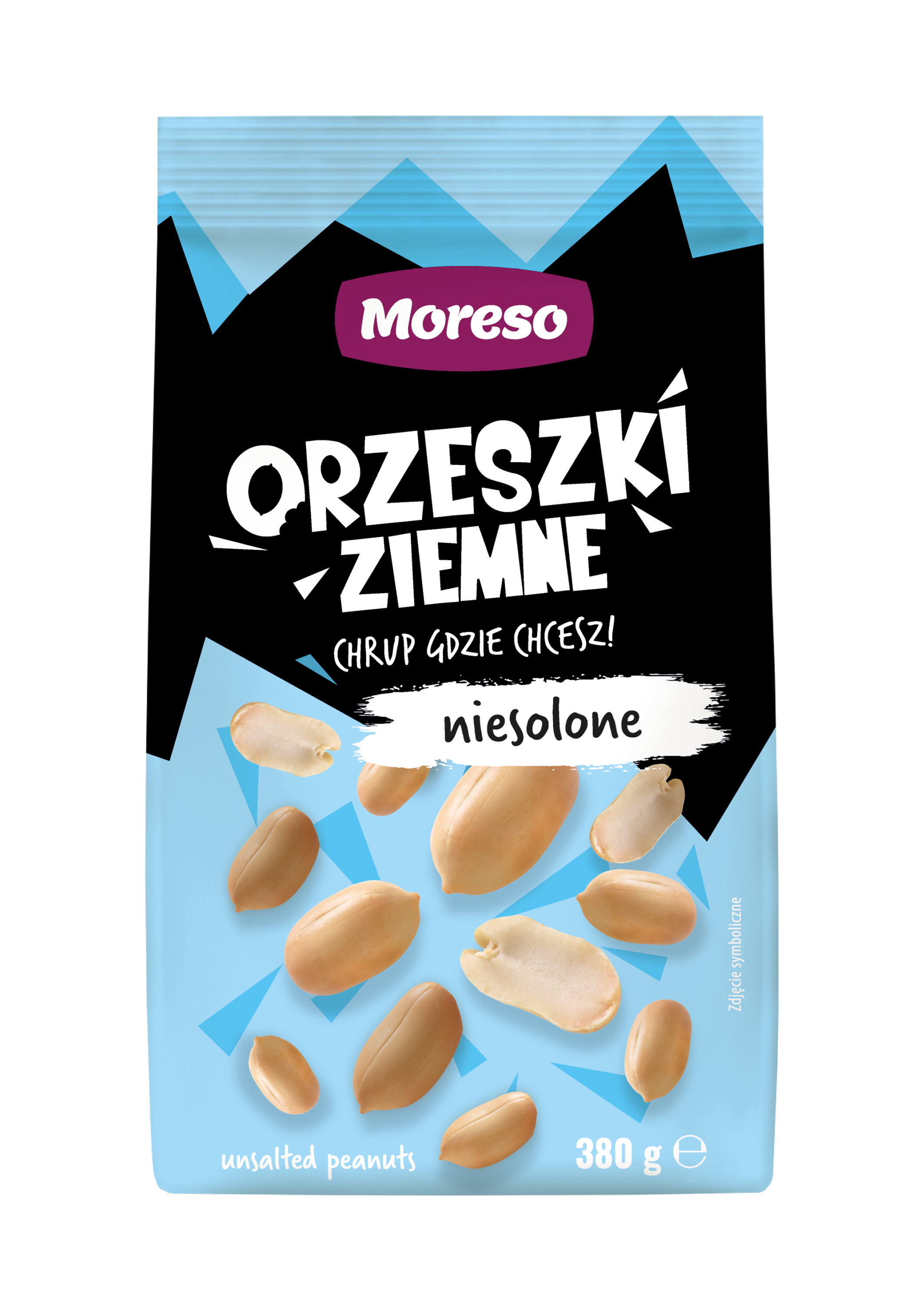 Zobacz ORZESZKI ZIEMNE PRAŻONE BEZ SOLI 380g na Moreso.pl!