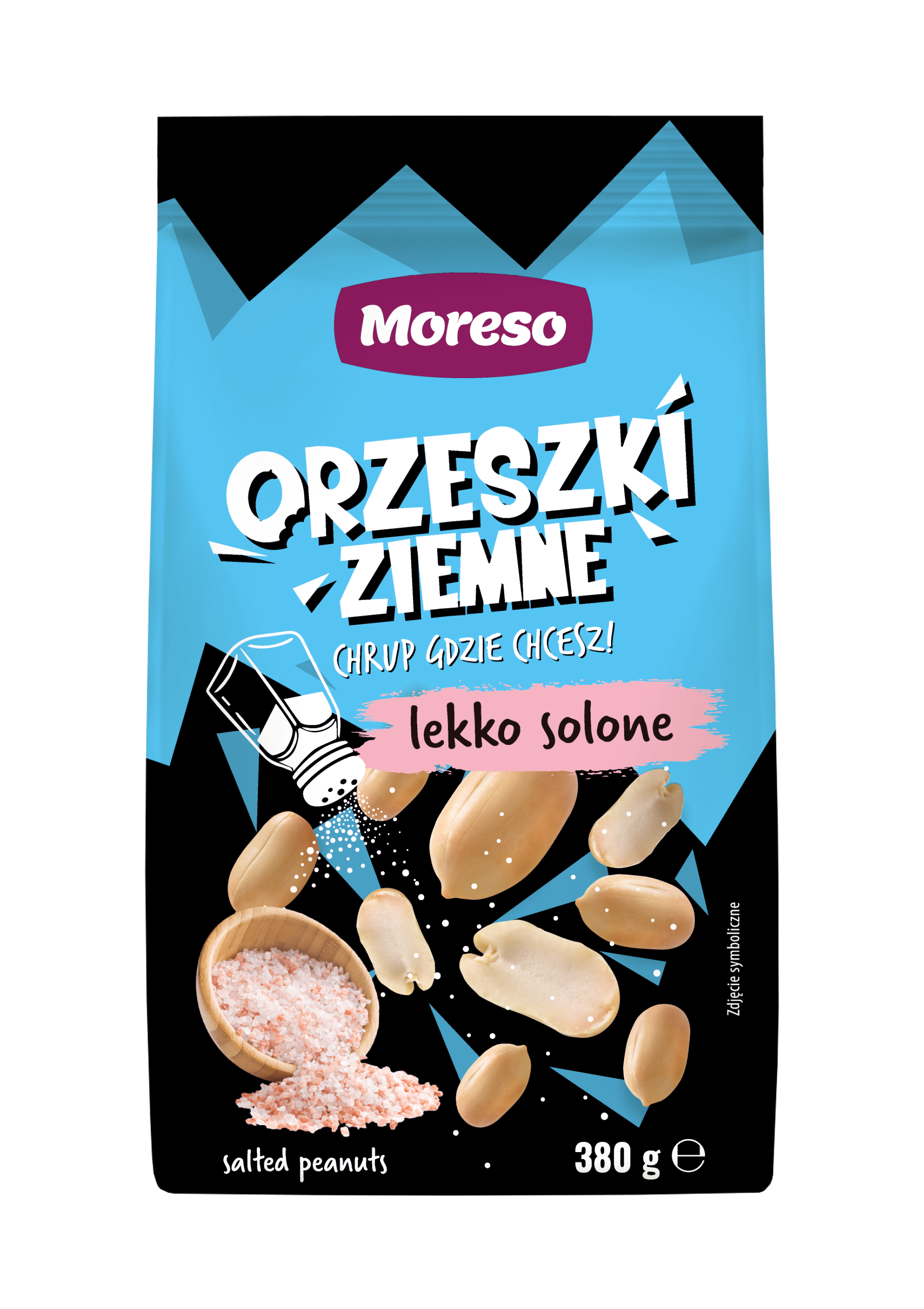 Zobacz ORZESZKI ZIEMNE PRAŻONE SOLONE 380g na Moreso.pl!
