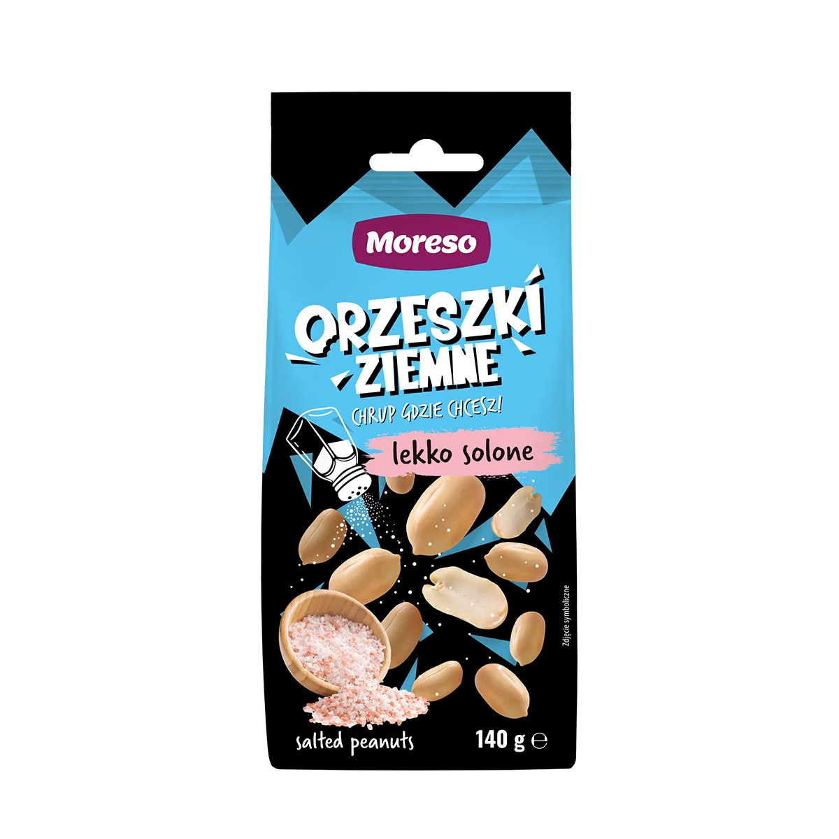 Orzeszki ziemne smażone solone 140g